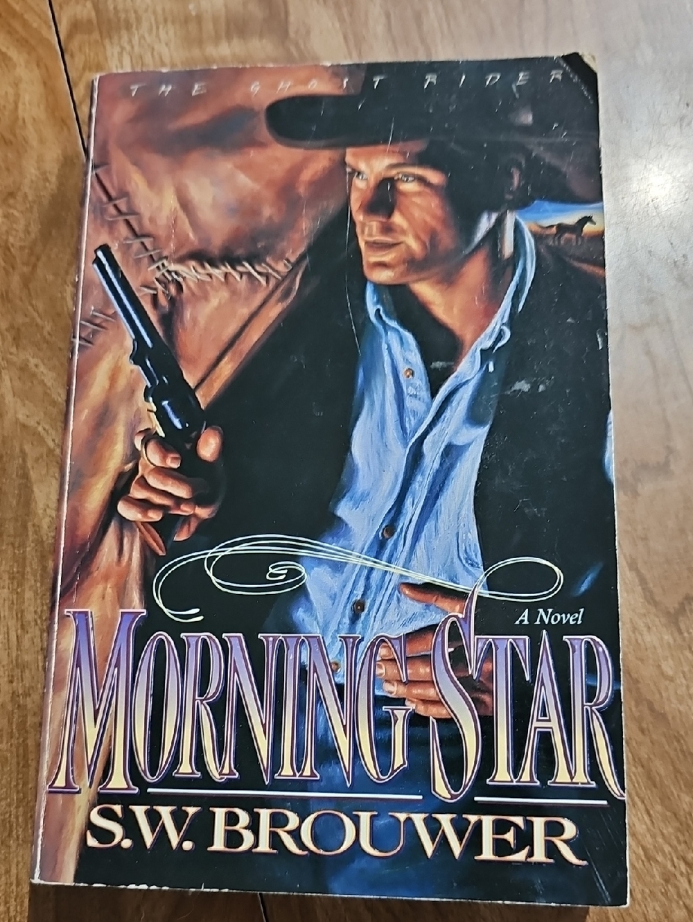 Morning Star by S.W. Brouwer — Western Paperback with Cowboy Art